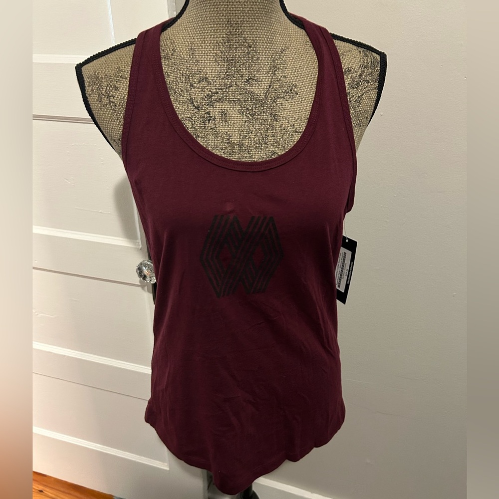 NWT Mayweather Boxing Fitness Maroon Razorback Tank Top